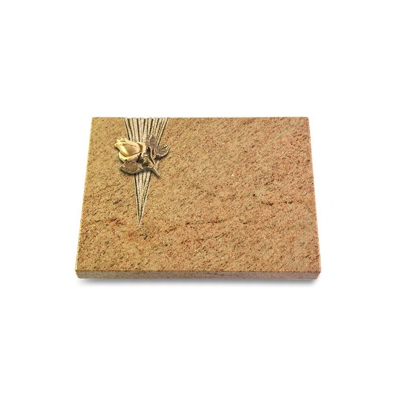 Grabtafel Kashmir Delta Rose 3 (Bronze)