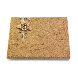 Grabtafel Kashmir Delta Rose 4 (Bronze)