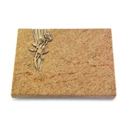 Grabtafel Kashmir Delta Rose 6 (Bronze)