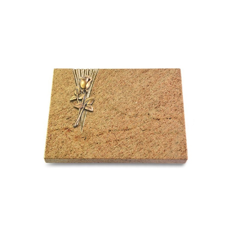 Grabtafel Kashmir Delta Rose 8 (Bronze)