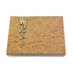 Grabtafel Kashmir Delta Rose 12 (Bronze)