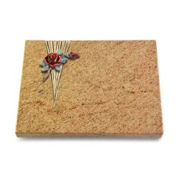 Grabtafel Kashmir Delta Rose 1 (Color)