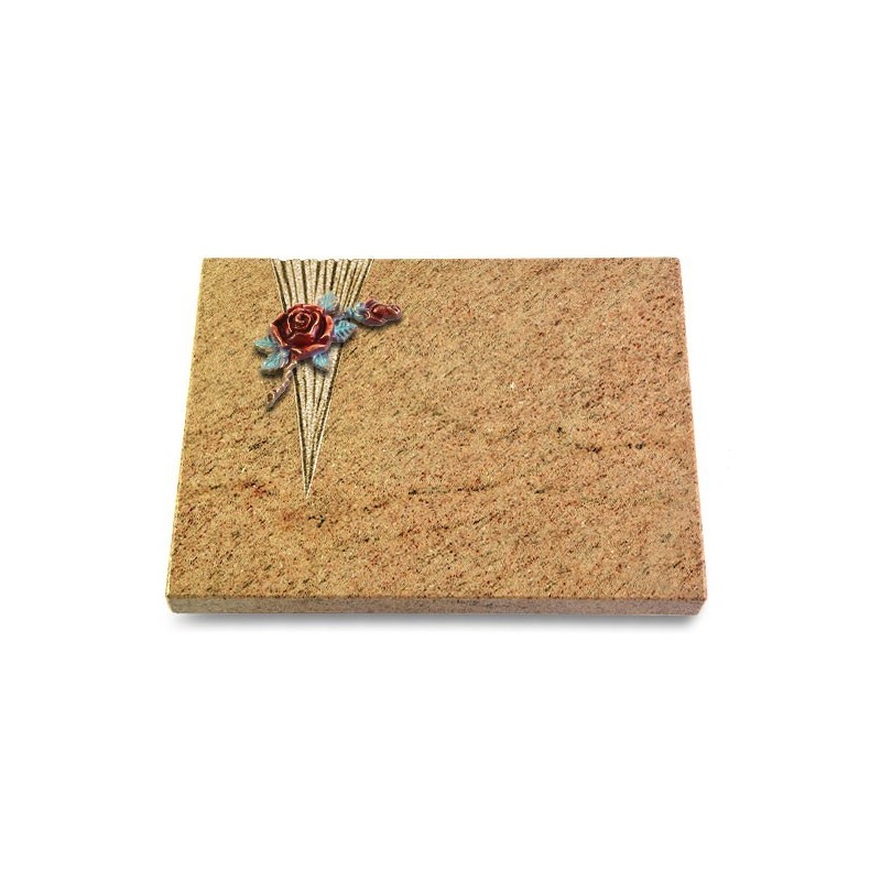 Grabtafel Kashmir Delta Rose 1 (Color)