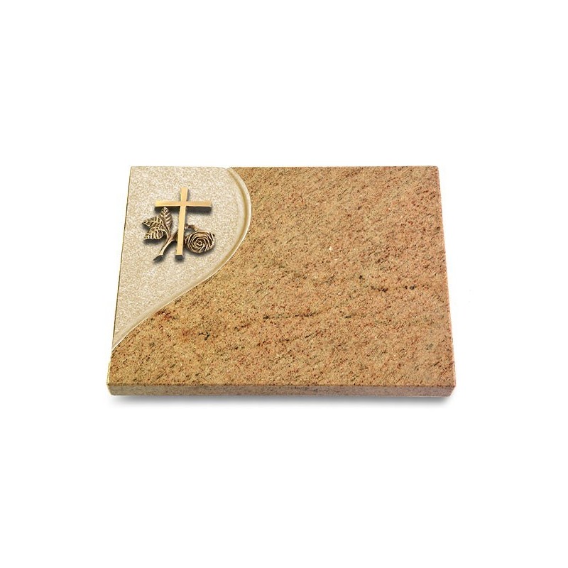 Grabtafel Kashmir Folio Kreuz 1 (Bronze)