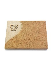 Grabtafel Kashmir Folio Papillon (Bronze)