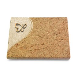 Grabtafel Kashmir Folio Papillon (Bronze)