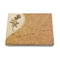 Grabtafel Kashmir Folio Rose 6 (Bronze)