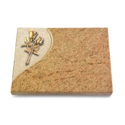 Grabtafel Kashmir Folio Rose 11 (Bronze)