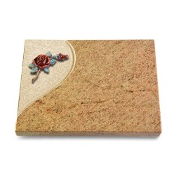 Grabtafel Kashmir Folio Rose 1 (Color)