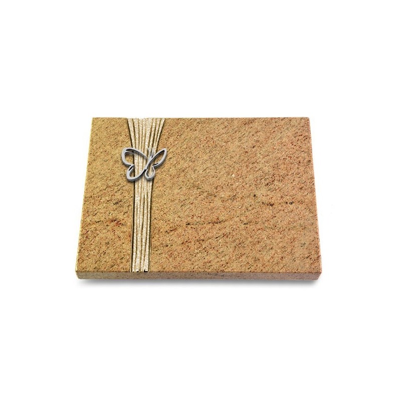 Grabtafel Kashmir Strikt Papillon (Alu)