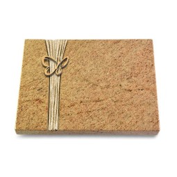 Grabtafel Kashmir Strikt Papillon (Bronze)