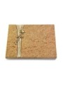 Grabtafel Kashmir Strikt Rose 7 (Bronze)