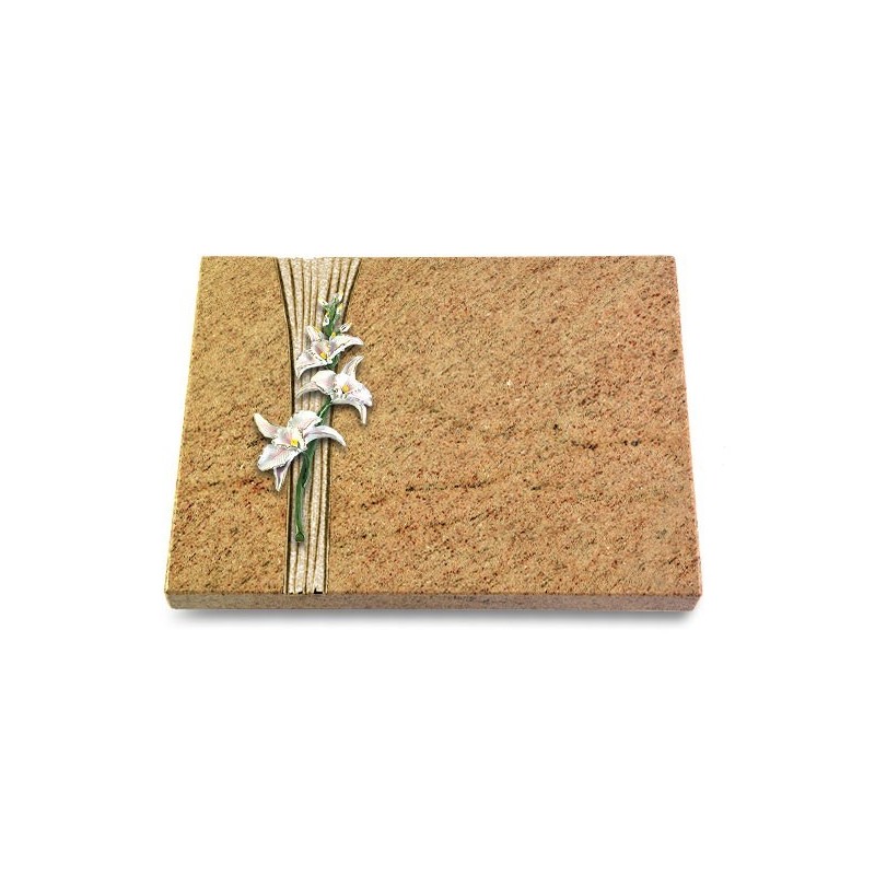 Grabtafel Kashmir Strikt Orchidee (Color)