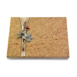 Grabtafel Kashmir Strikt Rose 5 (Color)