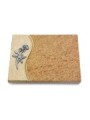 Grabtafel Kashmir Wave Rose 6 (Alu)