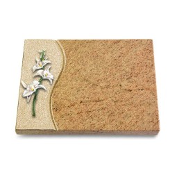 Grabtafel Kashmir Wave Orchidee (Color)