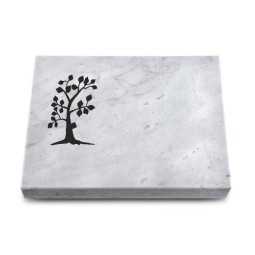 Grabtafel Omega Marmor Pure Baum 1