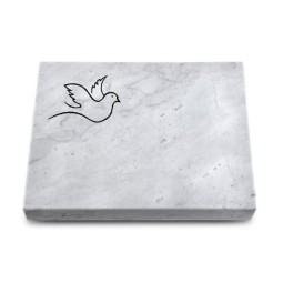 Grabtafel Omega Marmor Pure Taube 2