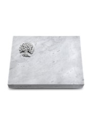 Grabtafel Omega Marmor Pure Baum 3 (Alu)