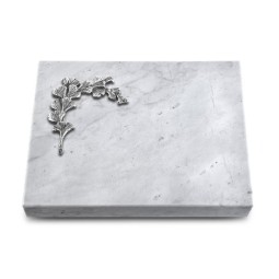 Grabtafel Omega Marmor Pure Gingozweig 2 (Alu)