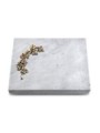 Grabtafel Omega Marmor Pure Efeu (Bronze)