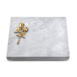 Grabtafel Omega Marmor Pure Rose 11 (Bronze)