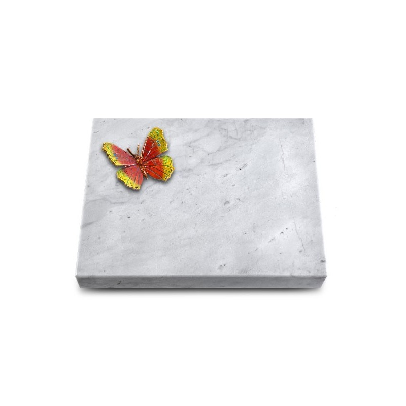 Grabtafel Omega Marmor Pure Papillon 2 (Color)