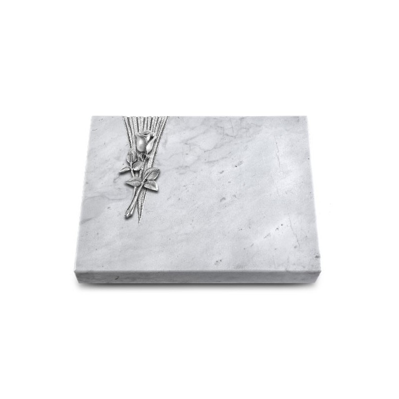 Grabtafel Omega Marmor Delta Rose 8 (Alu)