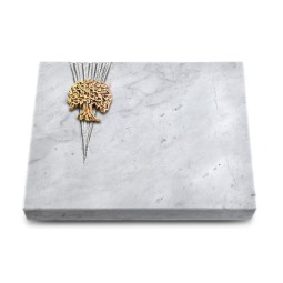 Grabtafel Omega Marmor Delta Baum 3 (Bronze)