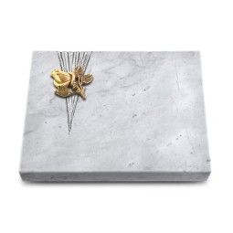 Grabtafel Omega Marmor Delta Rose 3 (Bronze)