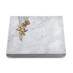 Grabtafel Omega Marmor Delta Rose 6 (Bronze)