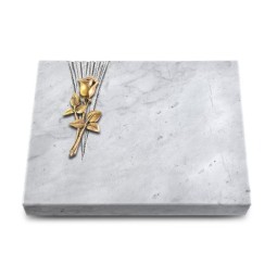 Grabtafel Omega Marmor Delta Rose 8 (Bronze)