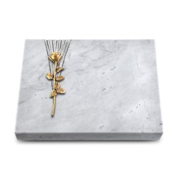 Grabtafel Omega Marmor Delta Rose 12 (Bronze)