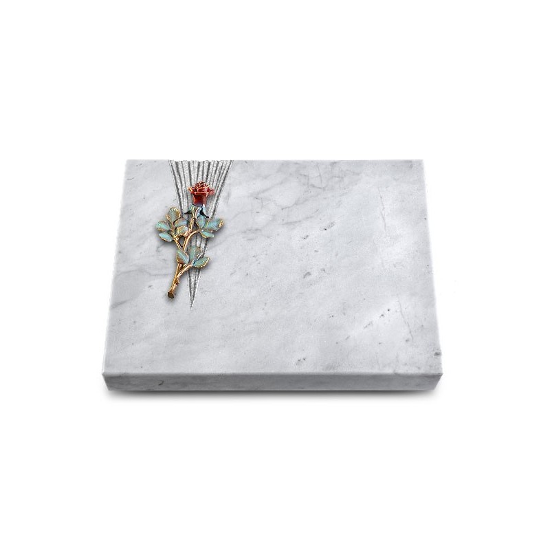 Grabtafel Omega Marmor Delta Rose 7 (Color)