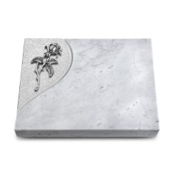 Grabtafel Omega Marmor Folio Rose 2 (Alu)