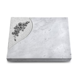 Grabtafel Omega Marmor Folio Rose 5 (Alu)