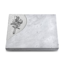 Grabtafel Omega Marmor Folio Rose 11 (Alu)