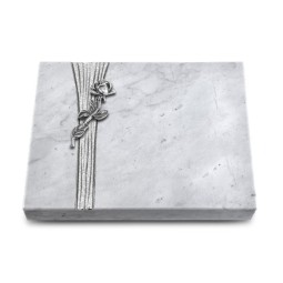 Grabtafel Omega Marmor Strikt Rose 7 (Alu)