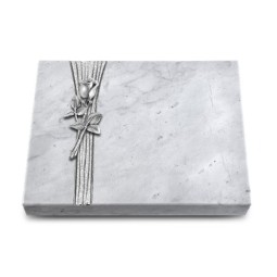 Grabtafel Omega Marmor Strikt Rose 8 (Alu)