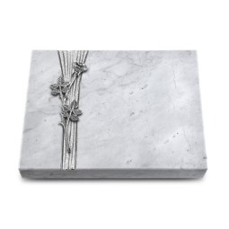 Grabtafel Omega Marmor Strikt Rose 9 (Alu)