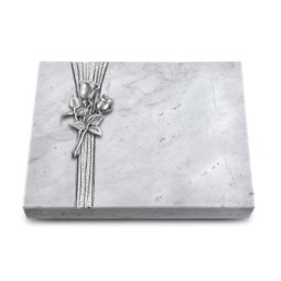 Grabtafel Omega Marmor Strikt Rose 11 (Alu)