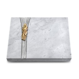Grabtafel Omega Marmor Strikt Maria (Bronze)