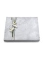Grabtafel Omega Marmor Strikt Orchidee (Color)