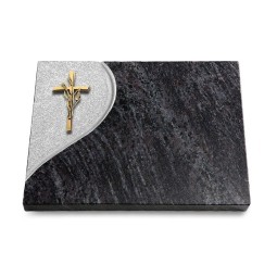 Grabtafel Orion Folio Kreuz/Ähren (Bronze)