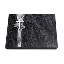 Grabtafel Orion Strikt Kreuz 1 (Alu)