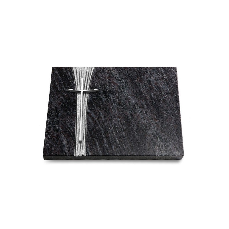 Grabtafel Orion Strikt Kreuz 2 (Alu)