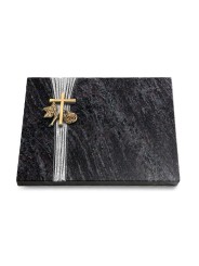 Grabtafel Orion Strikt Kreuz 1 (Bronze)