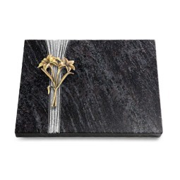 Grabtafel Orion Strikt Lilie (Bronze)