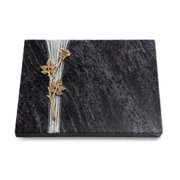 Grabtafel Orion Strikt Rose 9 (Bronze)