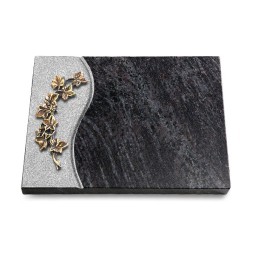 Grabtafel Orion Wave Efeu (Bronze)